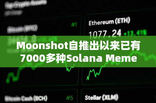 Moonshot自推出以来已有7000多种Solana Meme币在该平台创建