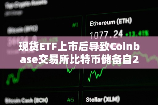 现货ETF上市后导致Coinbase交易所比特币储备自2月以来快速下降