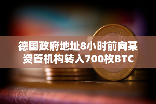 德国政府地址8小时前向某资管机构转入700枚BTC