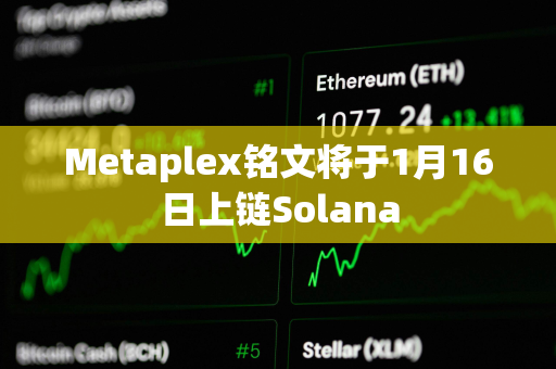 Metaplex铭文将于1月16日上链Solana