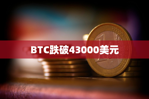 BTC跌破43000美元