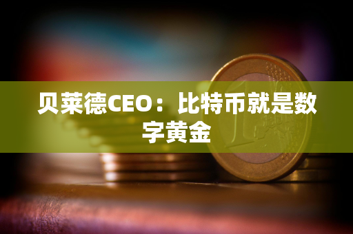 贝莱德CEO：比特币就是数字黄金