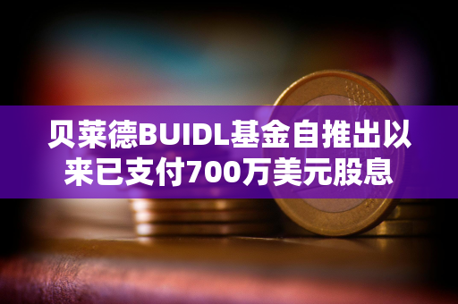 贝莱德BUIDL基金自推出以来已支付700万美元股息