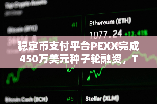 稳定币支付平台PEXX完成450万美元种子轮融资，TNB Aura领投