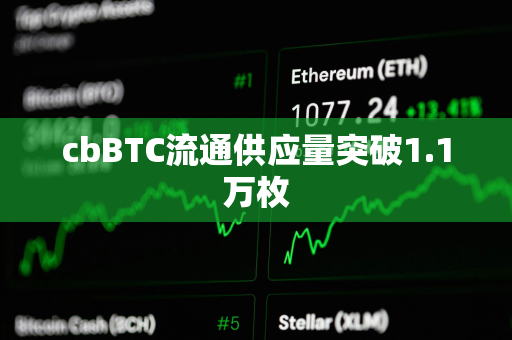 cbBTC流通供应量突破1.1万枚