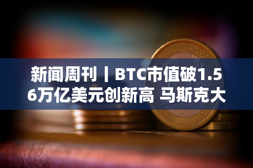 新闻周刊丨BTC市值破1.56万亿美元创新高 马斯克大选捐款回报率已超150倍