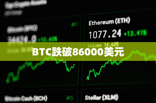 BTC跌破86000美元