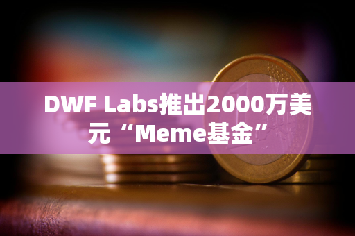 DWF Labs推出2000万美元“Meme基金”