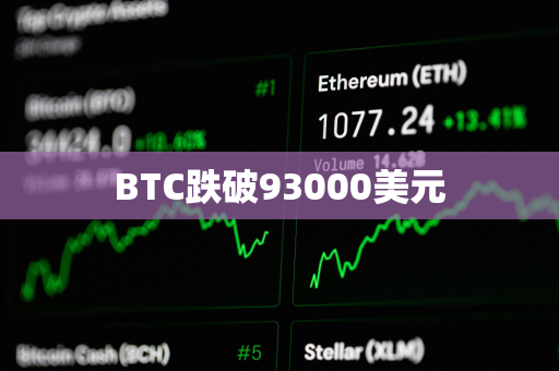 BTC跌破93000美元