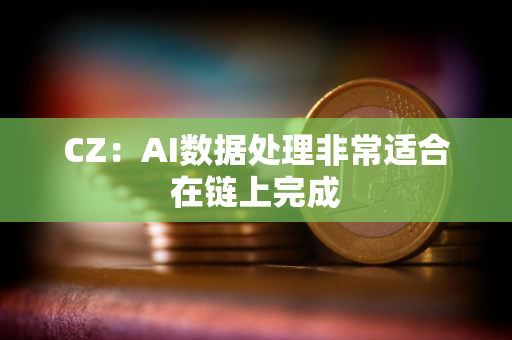 CZ：AI数据处理非常适合在链上完成