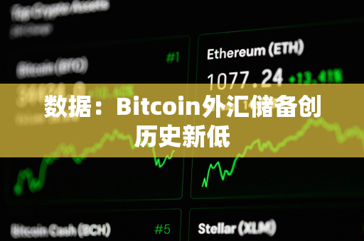 数据：Bitcoin外汇储备创历史新低