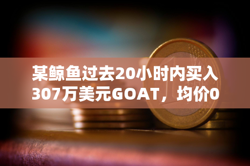 某鲸鱼过去20小时内买入307万美元GOAT，均价0.3045美元