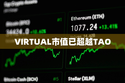 VIRTUAL市值已超越TAO