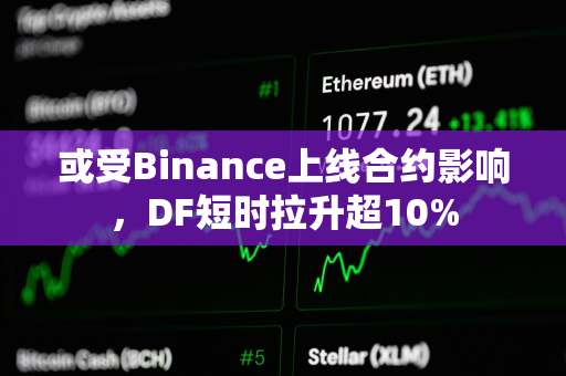 或受Binance上线合约影响，DF短时拉升超10%