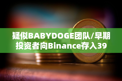 疑似BABYDOGE团队/早期投资者向Binance存入390万亿BABYDOGE，约160万美元