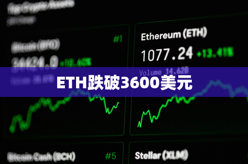 ETH跌破3600美元