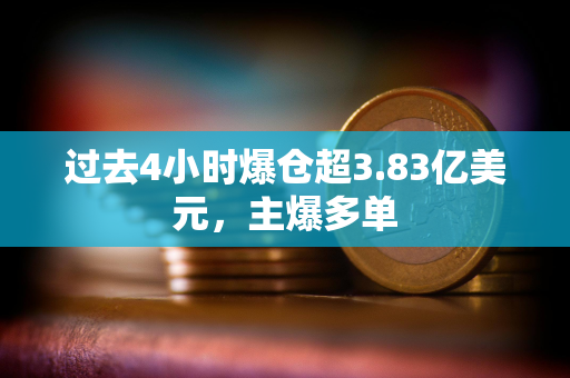 过去4小时爆仓超3.83亿美元，主爆多单