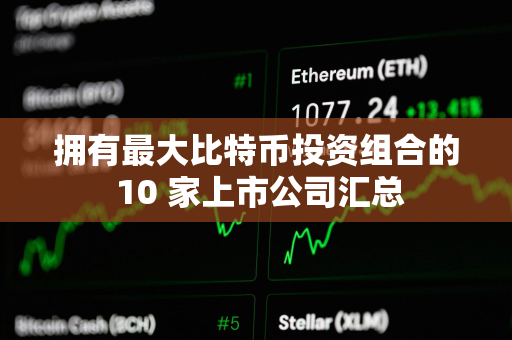 拥有最大比特币投资组合的 10 家上市公司汇总