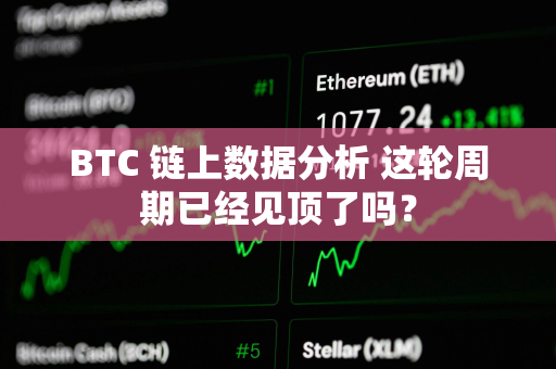 BTC 链上数据分析 这轮周期已经见顶了吗？