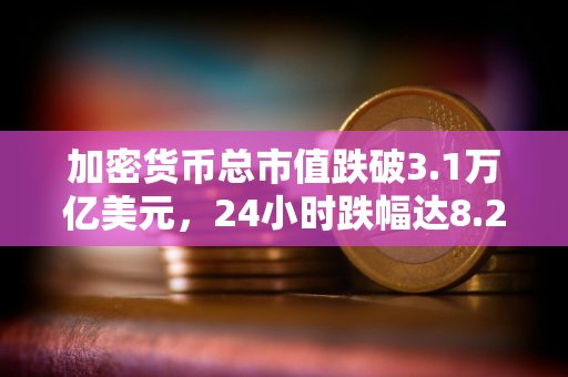 加密货币总市值跌破3.1万亿美元，24小时跌幅达8.2%