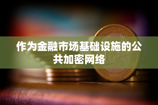 作为金融市场基础设施的公共加密网络