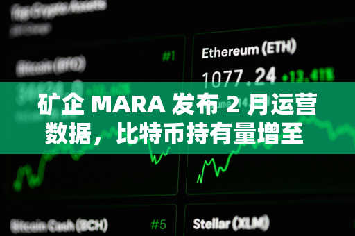 矿企 MARA 发布 2 月运营数据，比特币持有量增至 46,374 枚