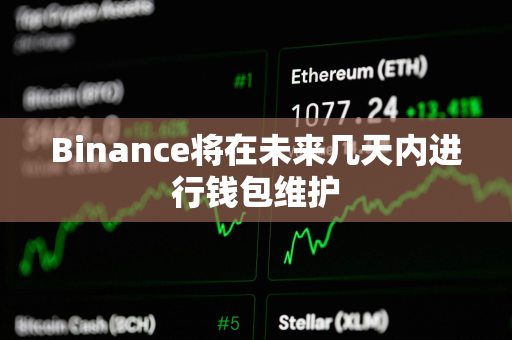 Binance将在未来几天内进行钱包维护