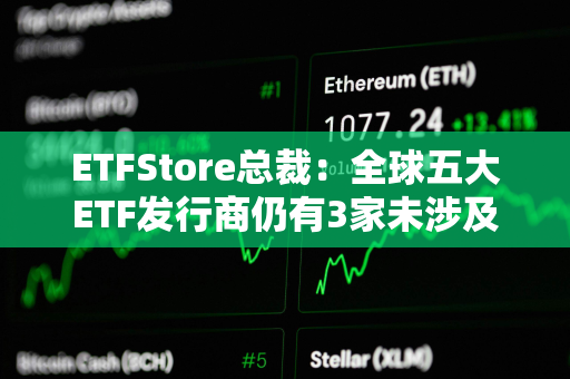 ETFStore总裁：全球五大ETF发行商仍有3家未涉及比特币，道富出现“重大战略误判”