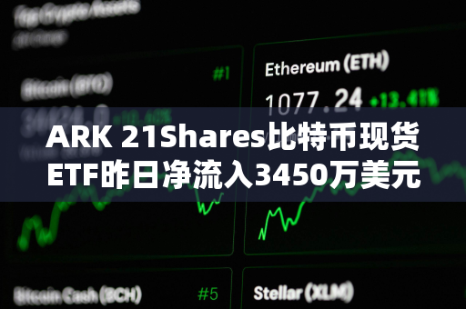 ARK 21Shares比特币现货ETF昨日净流入3450万美元