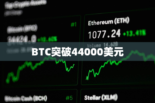 BTC突破44000美元