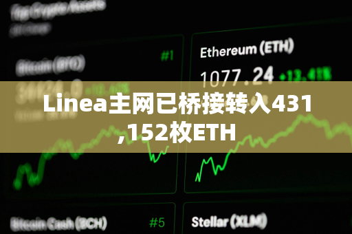 Linea主网已桥接转入431,152枚ETH