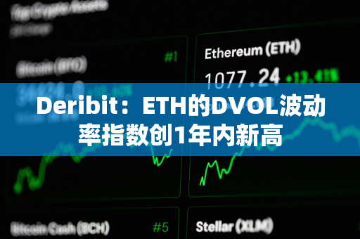 Deribit：ETH的DVOL波动率指数创1年内新高