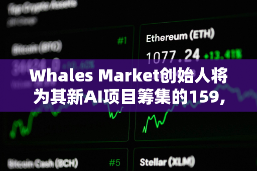 Whales Market创始人将为其新AI项目筹集的159,802枚SOL转入Binance