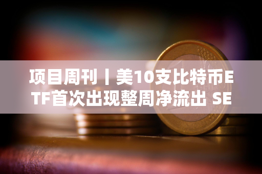 项目周刊丨美10支比特币ETF首次出现整周净流出 SEC发起将以太坊归类为证券的法律运动