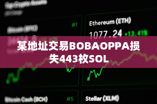 某地址交易BOBAOPPA损失443枚SOL