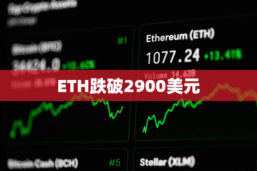 ETH跌破2900美元