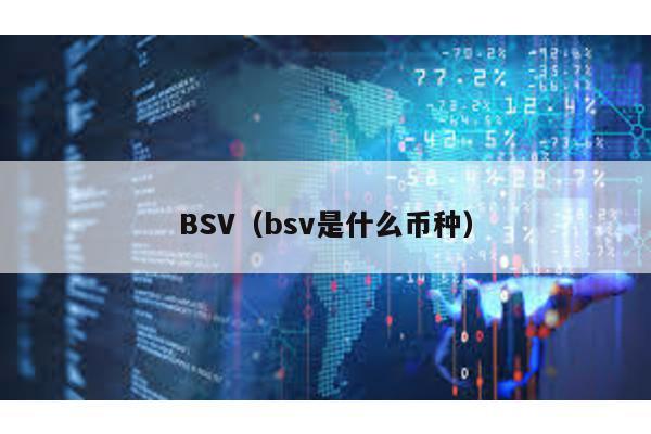 BSV（bsv是什么币种）