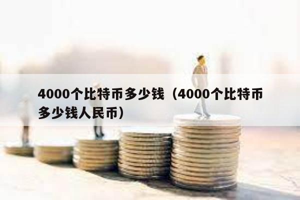 4000个比特币多少钱（4000个比特币多少钱人民币）