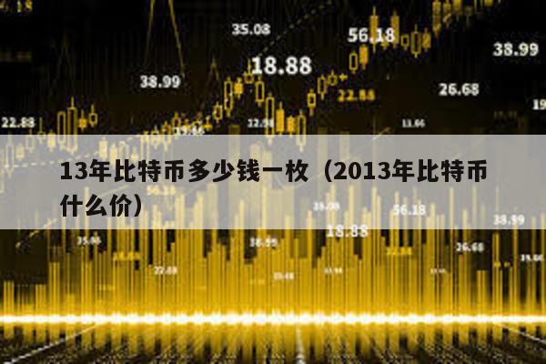 13年比特币多少钱一枚（2013年比特币什么价）