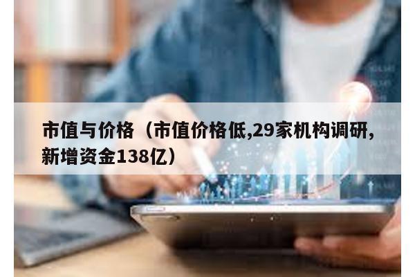 市值与价格（市值价格低,29家机构调研,新增资金138亿）