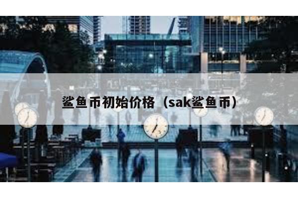 鲨鱼币初始价格（sak鲨鱼币）