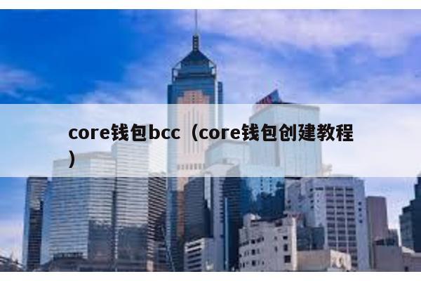 core钱包bcc（core钱包创建教程）