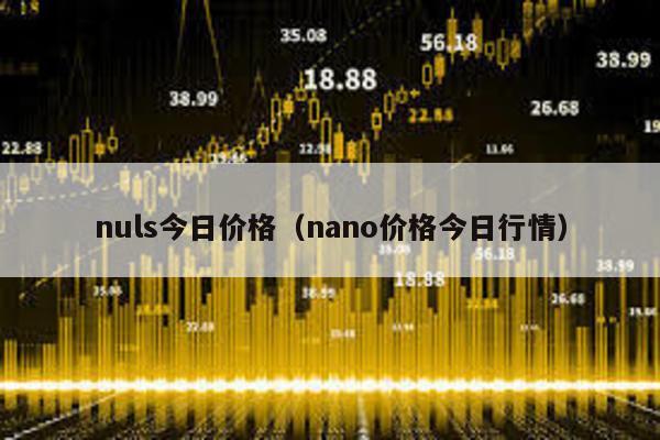 nuls今日价格（nano价格今日行情）