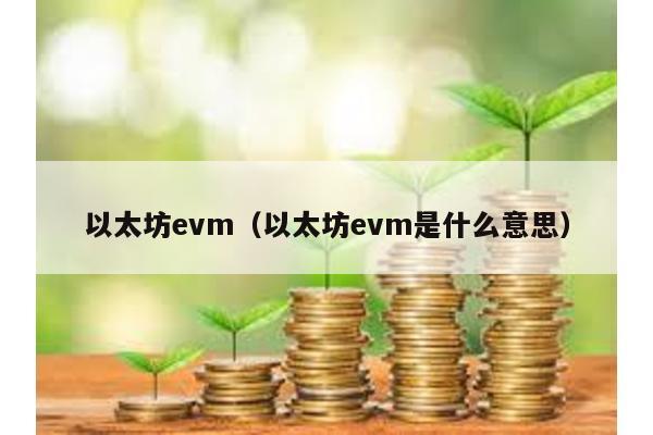 以太坊evm（以太坊evm是什么意思）